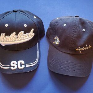 Myrtle Beach South Carolina SC Lot Of  2 Trucker Baseball Hats Caps